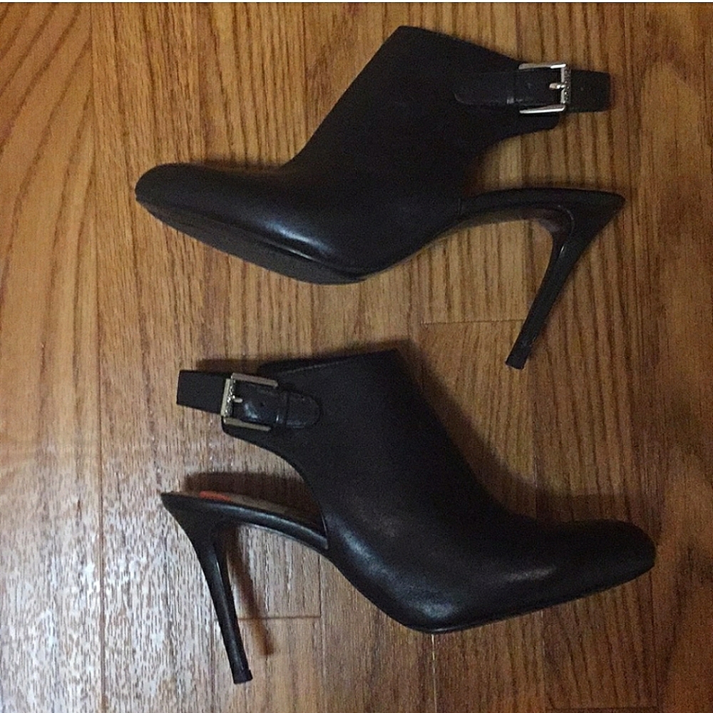 Ralph Lauren open back bootie